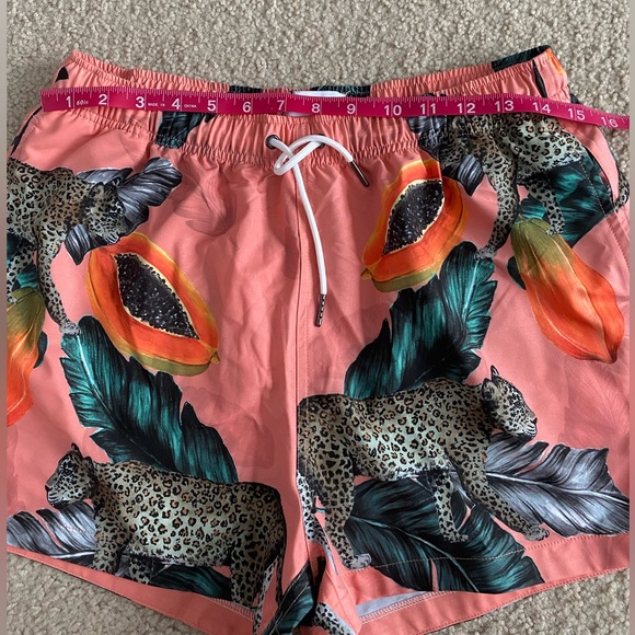 Playful panther and papaya print shorts - Picture 4 of 5
